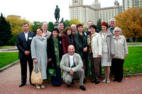 Встреча 2008 года. У памятника М.В.Ломоносова.